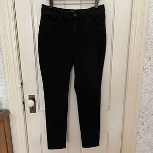 J. Crew Factory Curvy 10 High Rise Skinny black jeans, sz 31